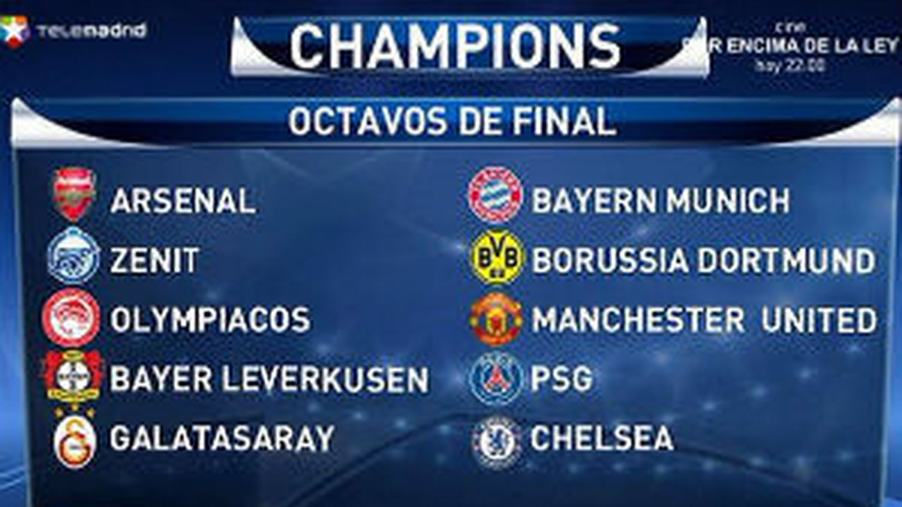 Schalke 04-Real Madrid, Milan-At. Madrid y Manchester City-Barcelona