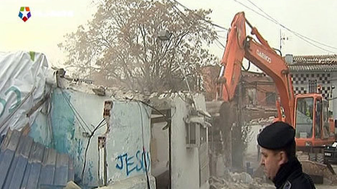 Comienza el desmantelamiento del Ventorro, el último gran poblado chabolista de Madrid