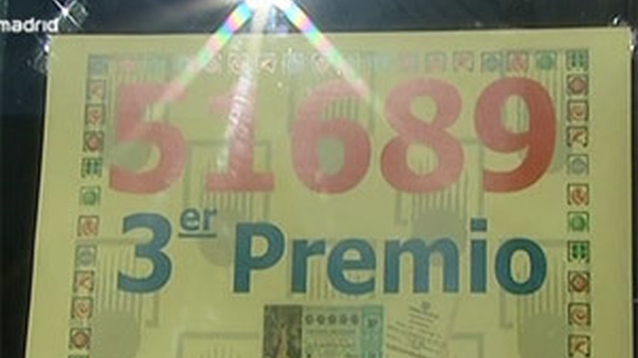 El 51.689, tercer premio, deja 1,5 millones en Madrid