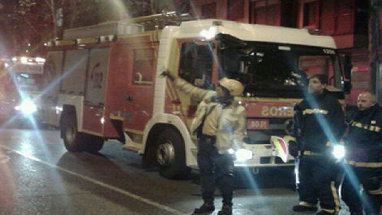 Emergencias Madrid en la calle Melilla