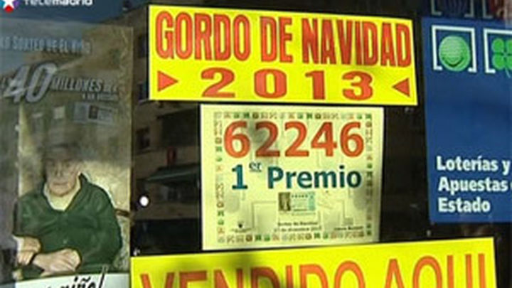 Madrid, con 484 millones, la comunidad con más lotería del 'Gordo' a la venta