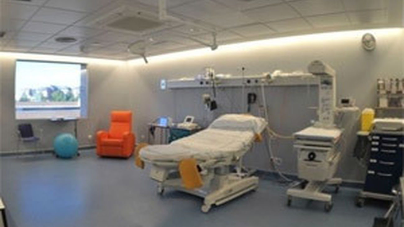Sala parto del hospital Príncipe de Asturias