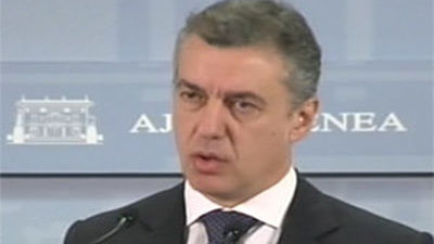 Urkullu pide a Rajoy una reunión para hablar de los presos de ETA