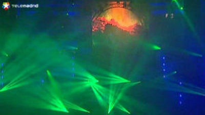 Macrofiesta en Moralzarzal, último adiós al 2013 que ha acabado este 2 de enero