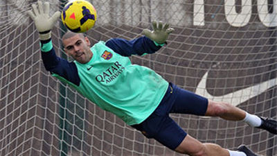 El Barça, sin Messi pero con Valdés, recibe al Elche