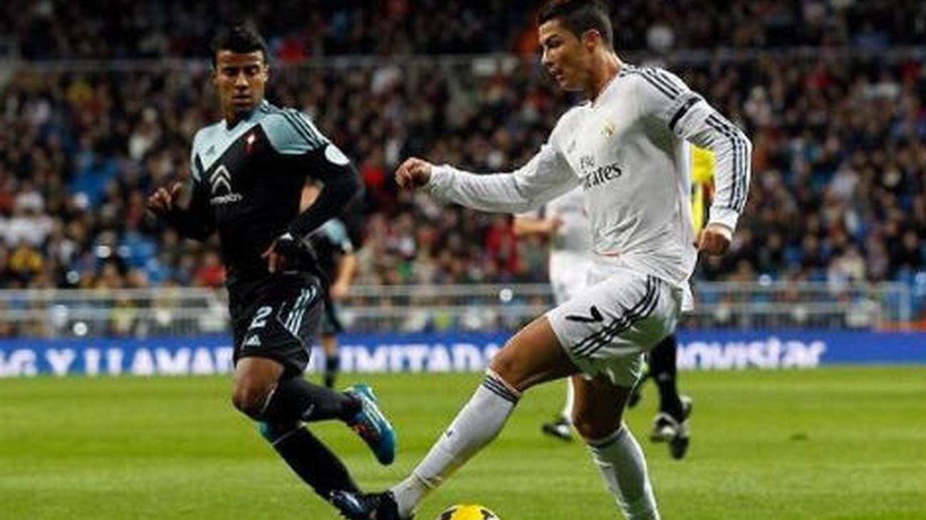 Cristiano Ronaldo ante el Celta