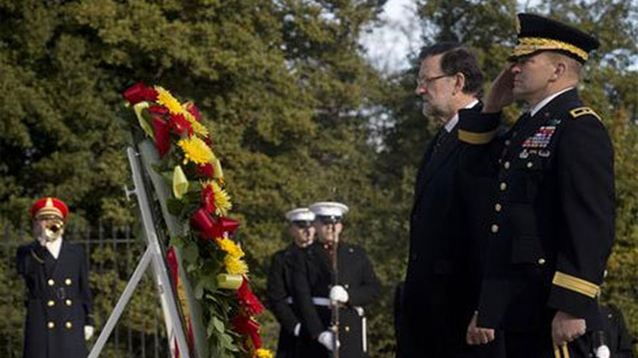 El presidente rinde homenaje a los militares estadounidenses caídos en combate