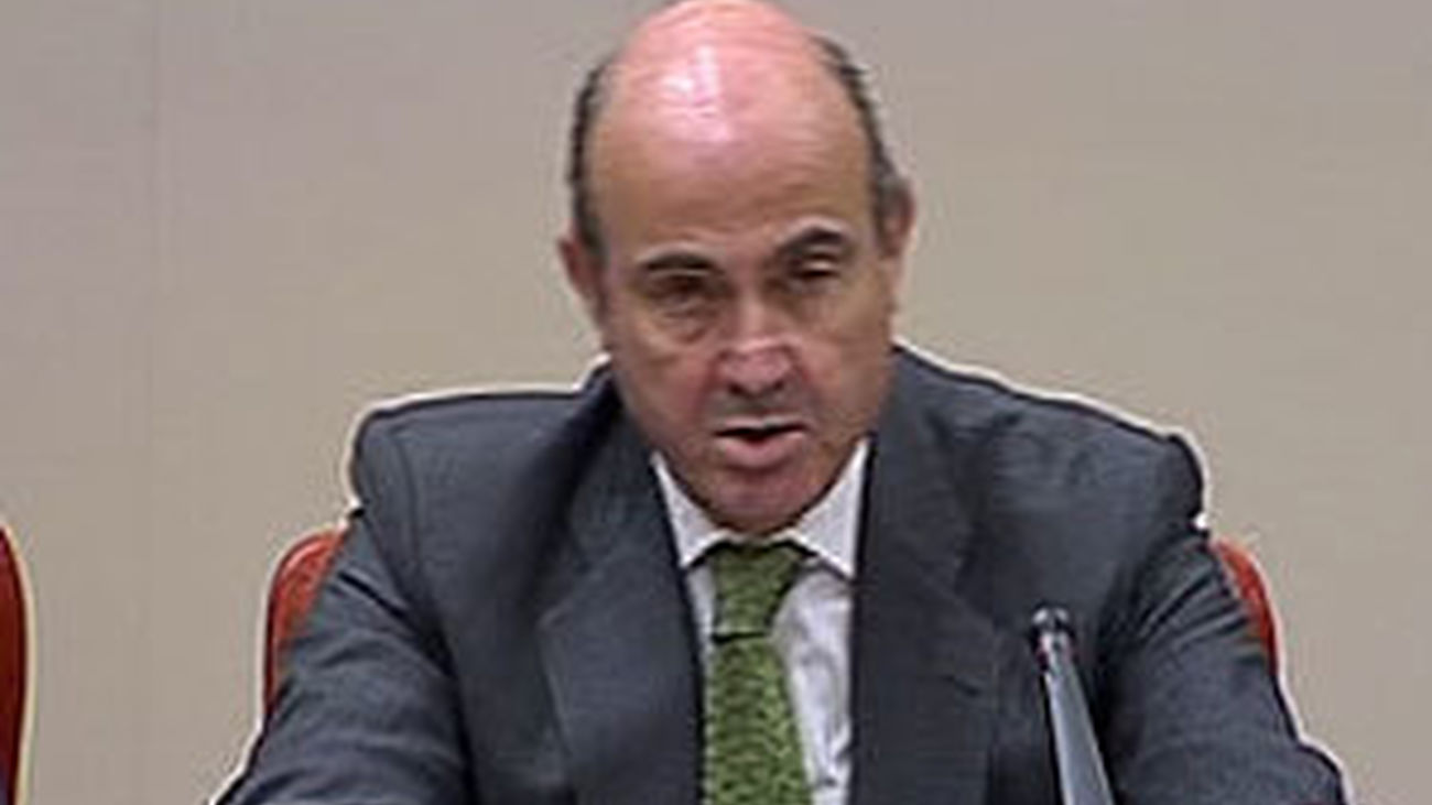 Luis de Guindos en el Congreso