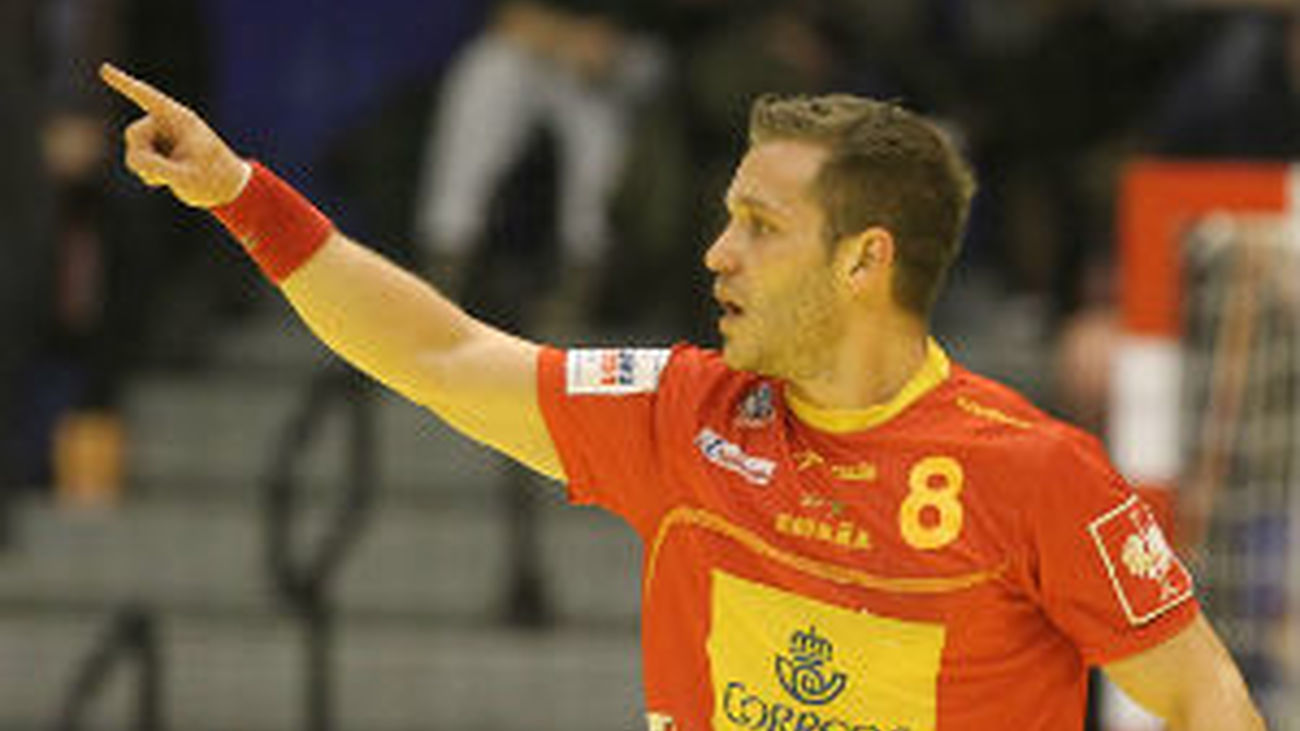 Víctor Tomás, selección española de balonmano