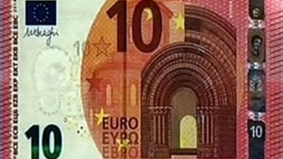 Los nuevos billetes de diez euros comenzarán a circular el 23 de septiembre