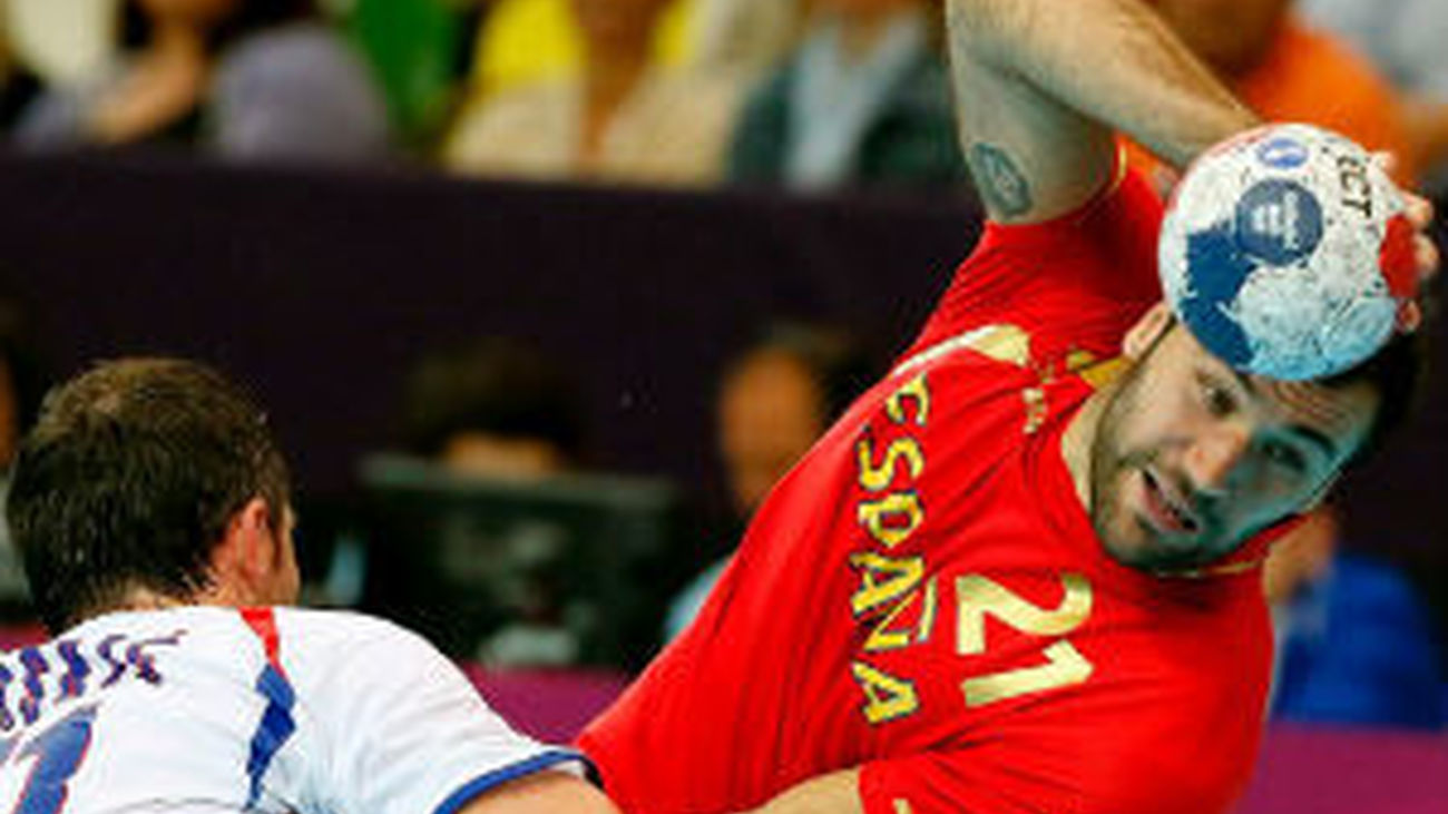 Joan Canellas, seleccióne spañola de balonmano
