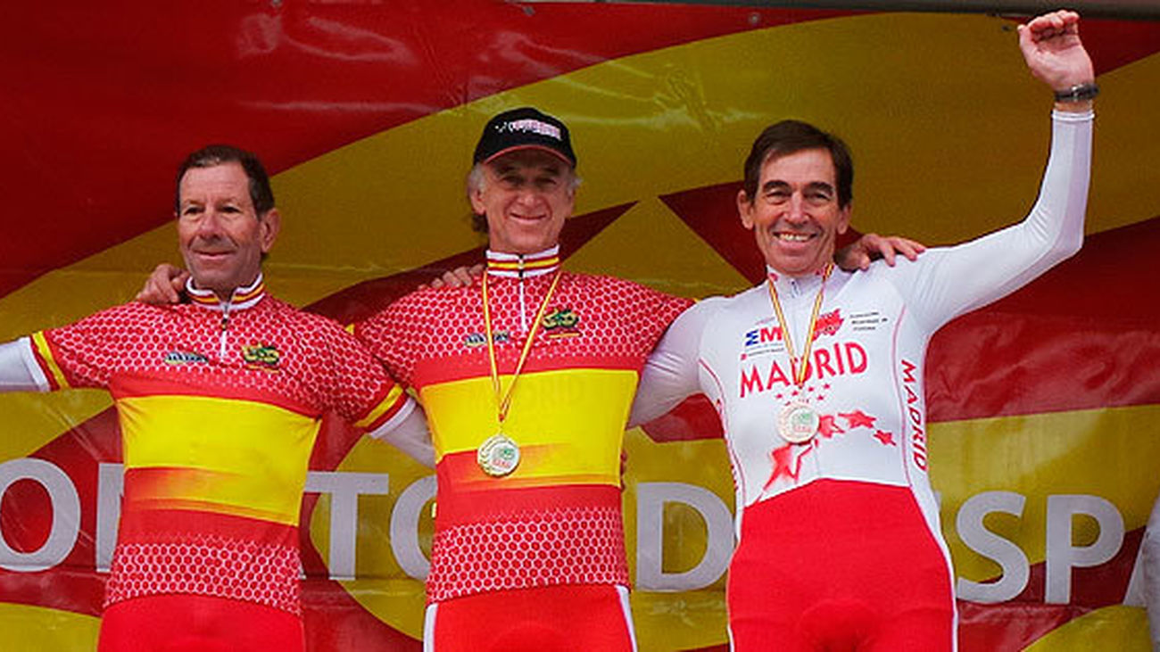 Miguel Ángel Gavilán, Borja Bergareche y José Simaes, el podio del campeonato de España de ciclocross 2014