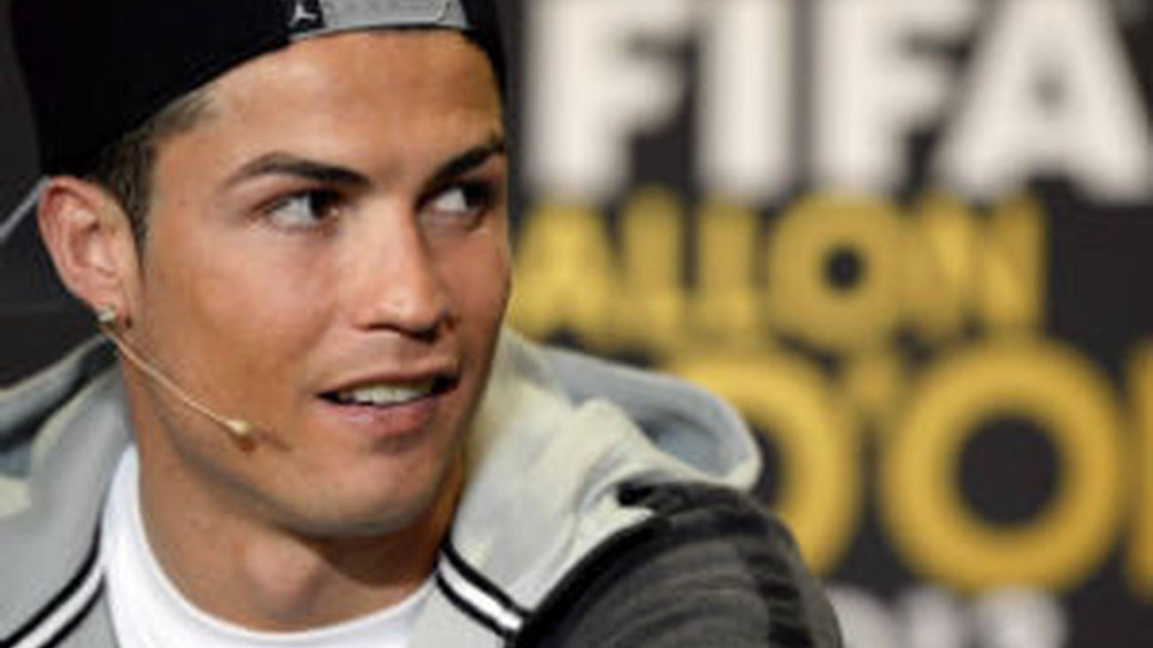 Cristiano Ronaldo, en la gala FIFA