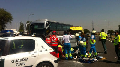 Bajan un 76% en una decada los fallecidos en carreteras de la Comunidad de Madrid