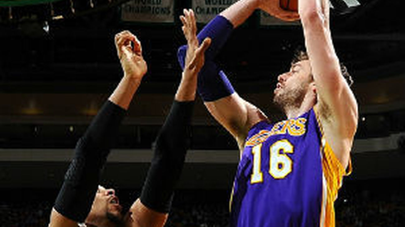 Pau Gasol, ante los Celtics