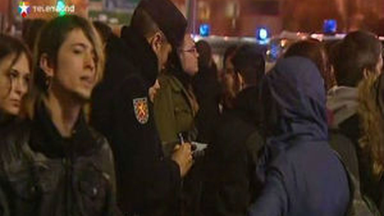 En libertad los cinco detenidos en la concentración en apoyo a los vecinos de Gamonal