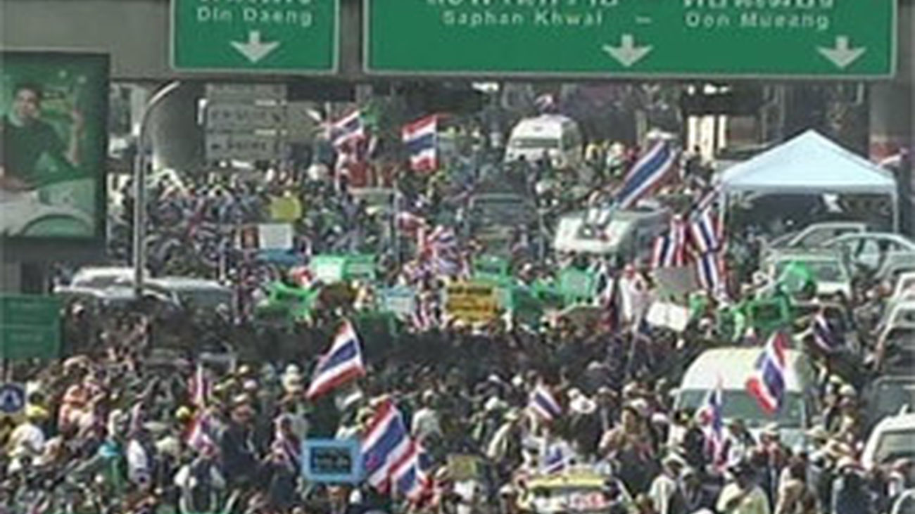 Manifestaciones en Tailandia