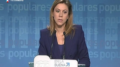 Cospedal cuestiona las razones de las movilizaciones de Gamonal