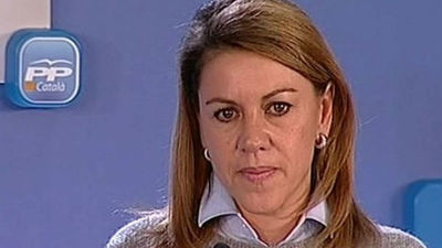 Cospedal: "El PP no consentirá que se quiera separar España a machetazos"