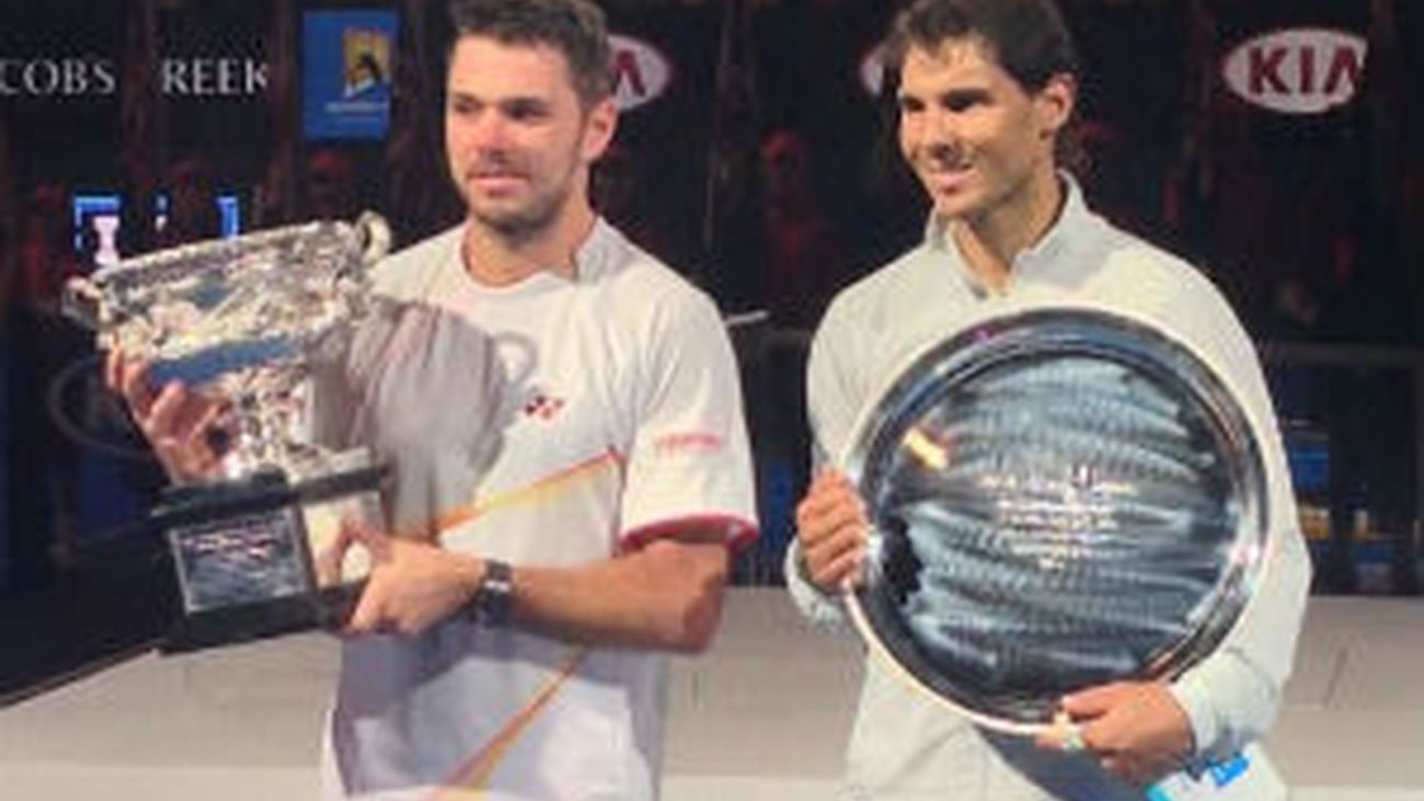 Wawrinka gana el Open de Australia a un lesionado, pero bravo Nadal