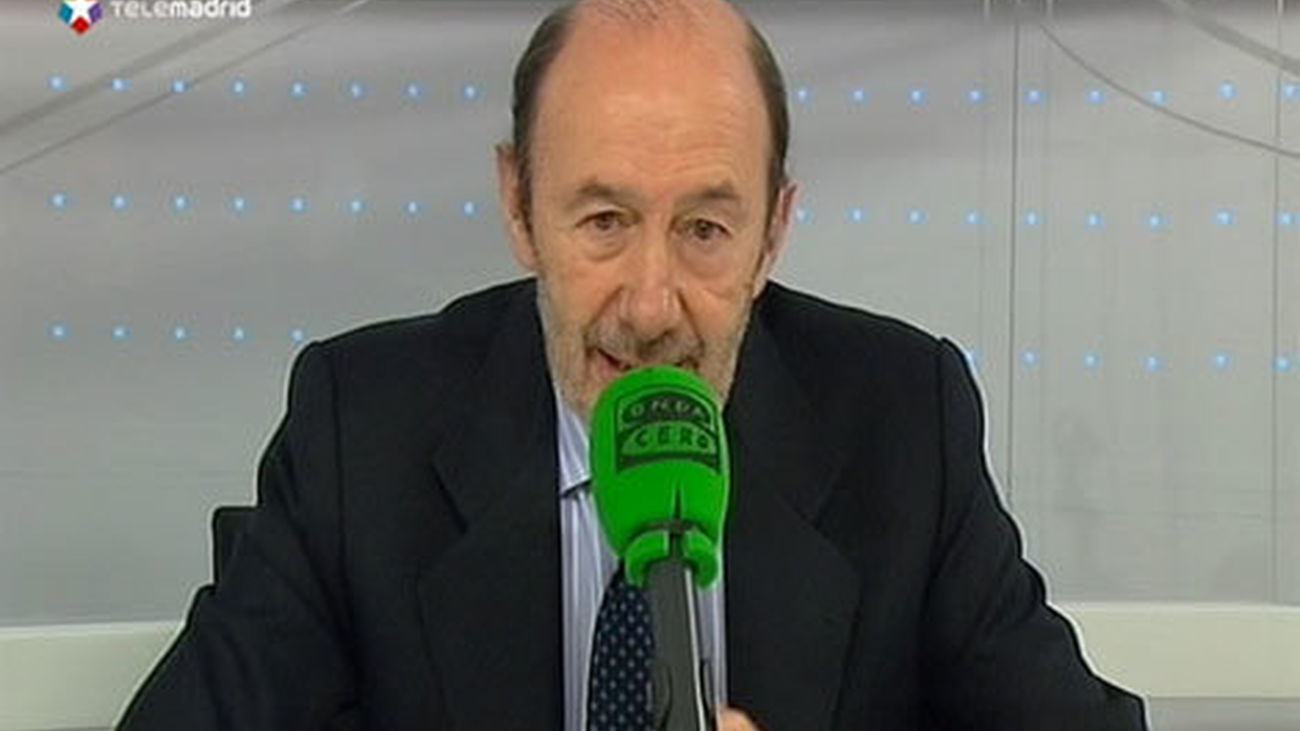 Rubalcaba celebra la sentencia: "una magnífica vacuna para la fiebre privatizadora"