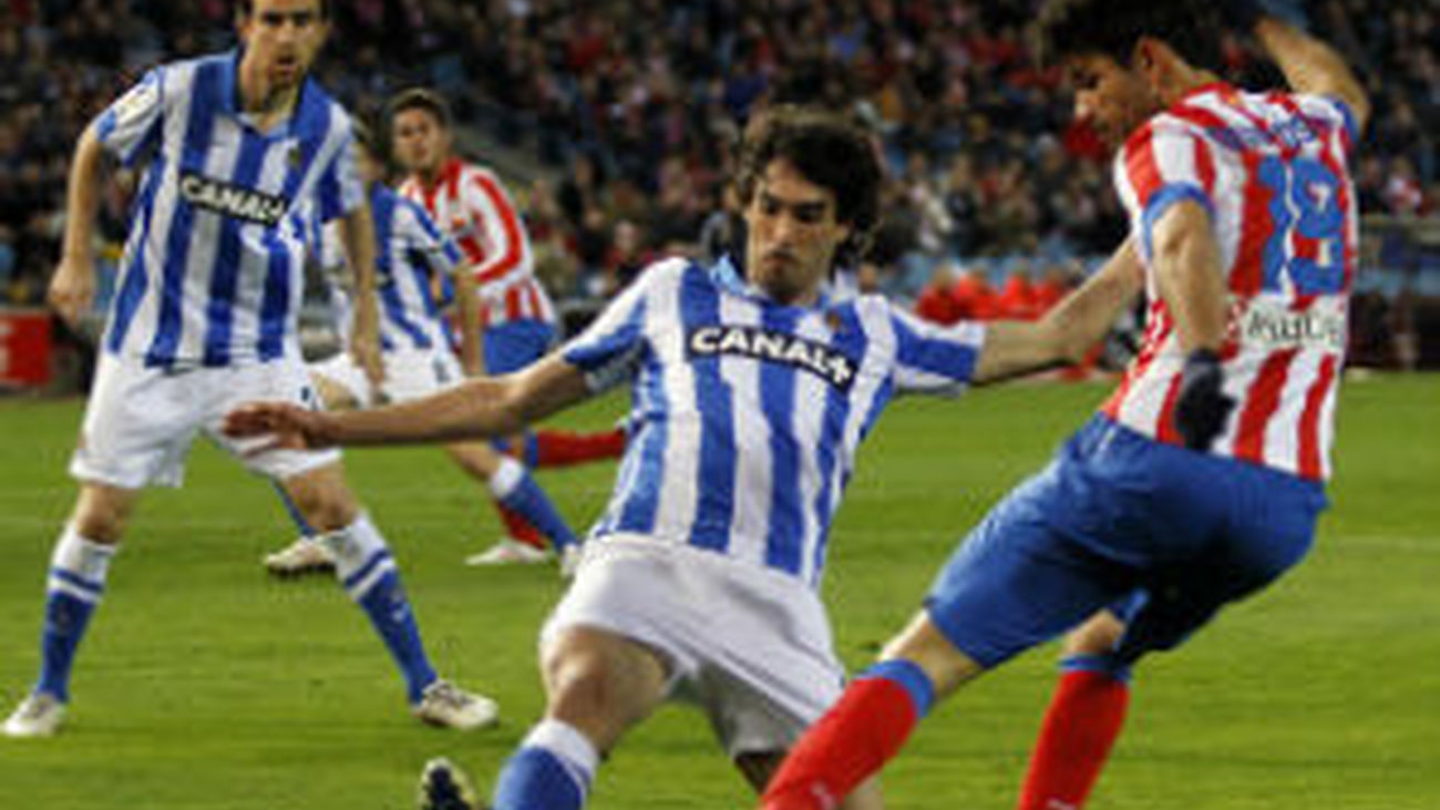 Diego Costa ante la Real Sociedad