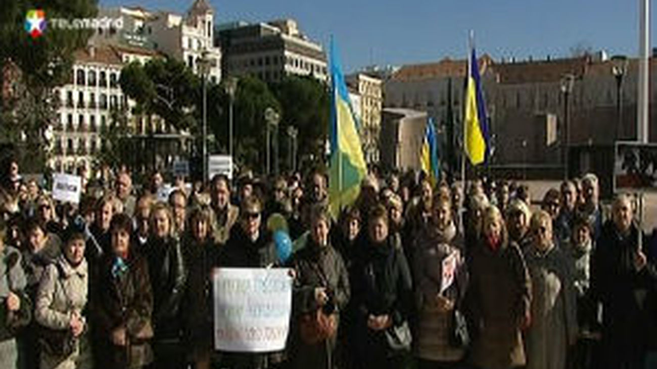 Ucranianos en Madrid
