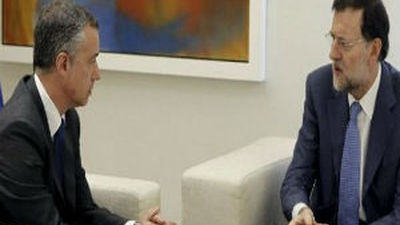 Rajoy se reunió con Urkullu en Moncloa para analizar el final de ETA