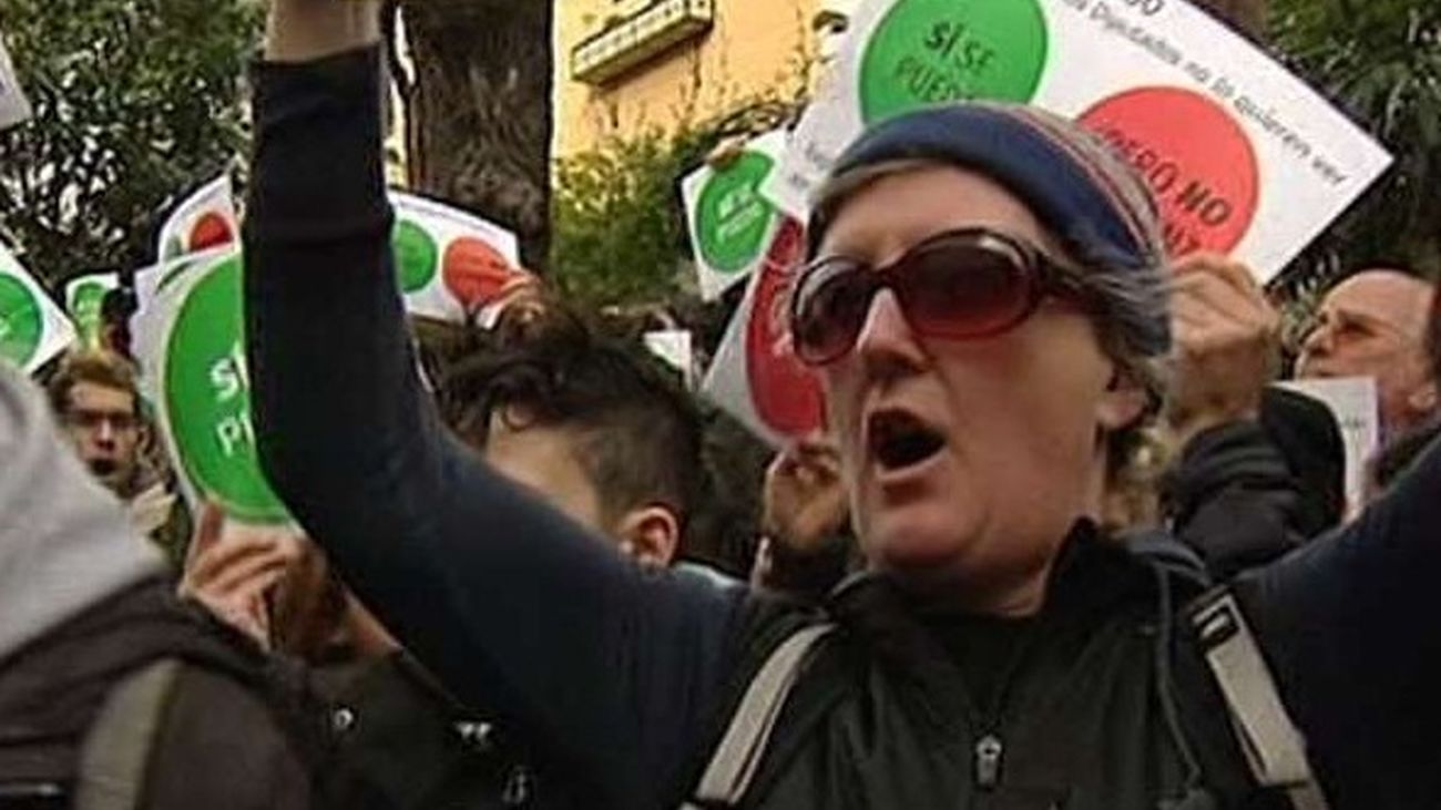 El Gobierno discrepa de que el 'escrache' a Santamaría sea legal