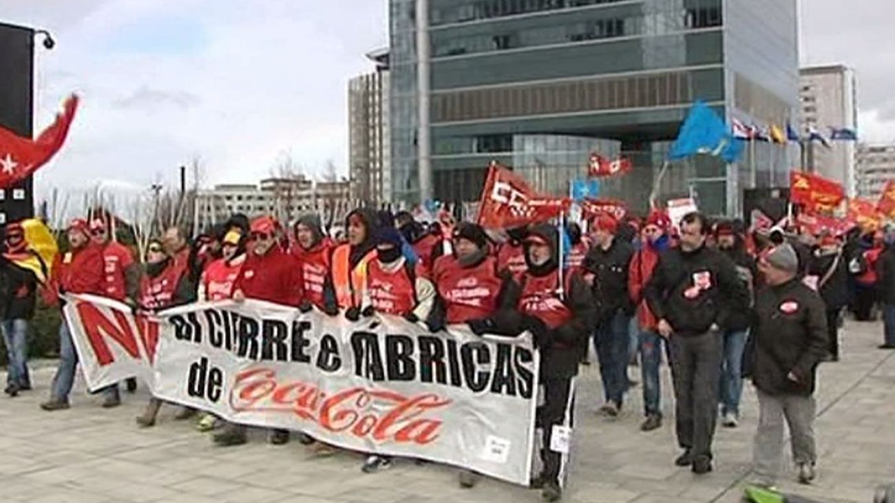 Trabajadores de Coca Cola
