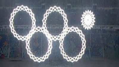 Sochi 2014: Un fallo técnico impide que se puedan ver los cinco aros olímpicos