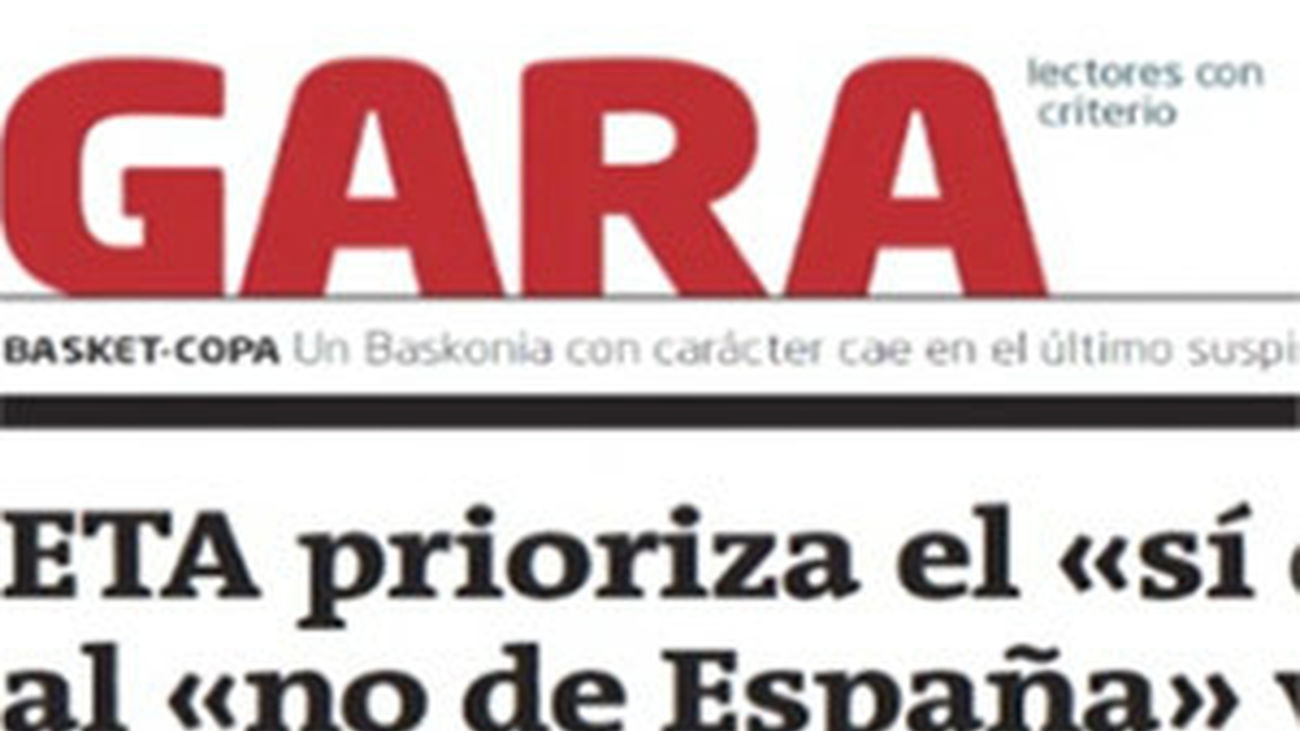ETA apuesta por una "vía vasca" e insta a Urkullu a concretar una acción