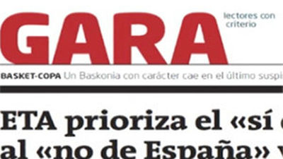 ETA apuesta por una "vía vasca" e insta a Urkullu a concretar una acción