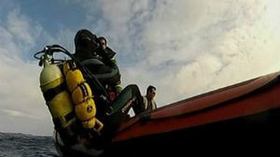 Recuperados otros dos cadáveres del interior del barco hundido en Cabo Peñas