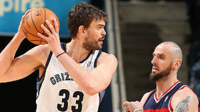 Marc Gasol lidera la victoria de Grizzlies, Ibaka vence con Thunder