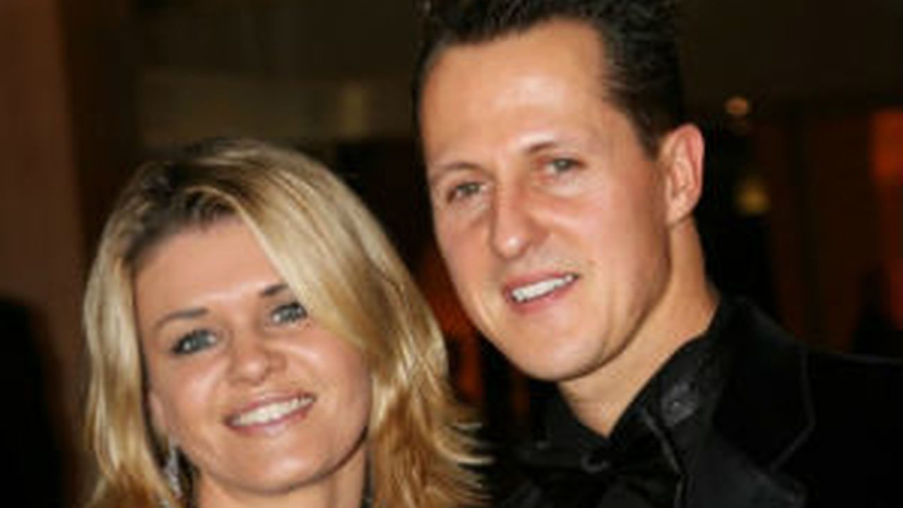 Michael Schumacher y su mujer