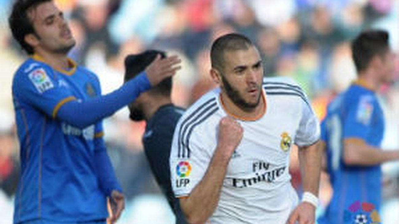 0-3. El Madrid mantiene el pulso a la Liga con un paseo por Getafe