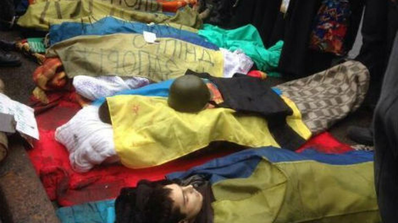 Decenas de muertos en "jueves sangriento" en las calles de Kiev