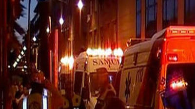 Una explosión de gas destruye dos casas en Carabanchel