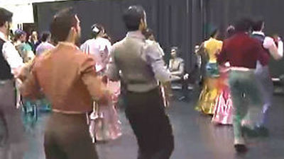 La Reina visita el Ballet Nacional en el Matadero