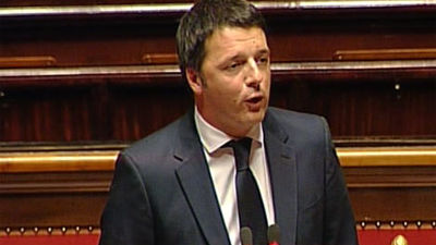 Renzi quiere ser el último presidente en dirigirse al Senado