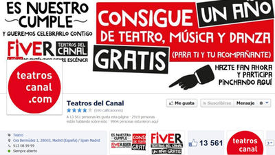 Los Teatros del Canal sortean abonos de un año para celebrar su quinto aniversario