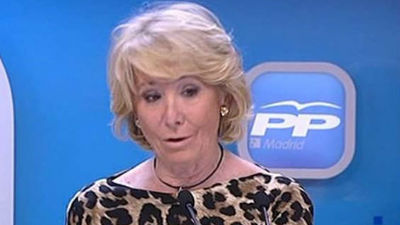 Aguirre afirma que será el PP nacional quien designe los candidatos en Madrid