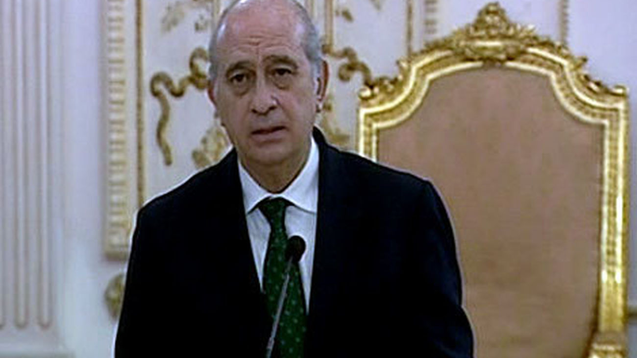El ministro de Interior, Jorge Fernández Díaz en Ceuta