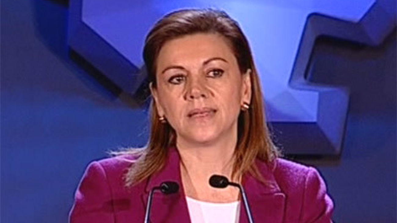 Cospedal dice que el PP ha evitado la "infamia" que se gestaba en Navarra