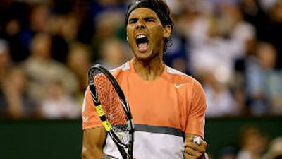 Indian Wells: Nadal suda para ganar a Stepanek