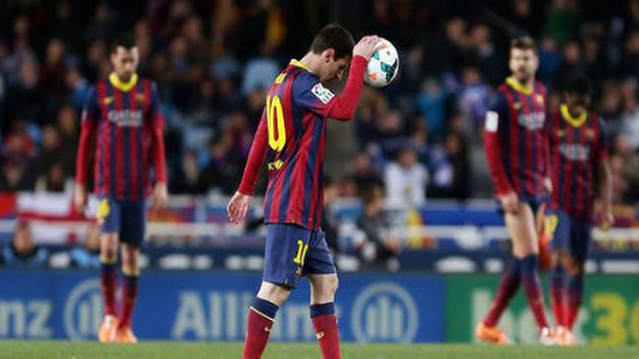 1-0. Un triste Barça se deja media Liga en Valladolid