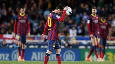 1-0. Un triste Barça se deja media Liga en Valladolid