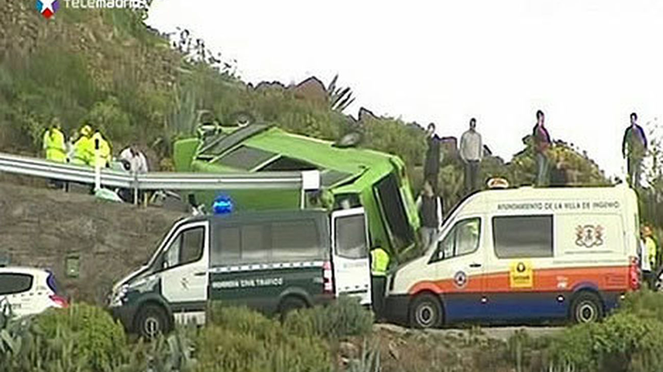 El microbus siniestrado