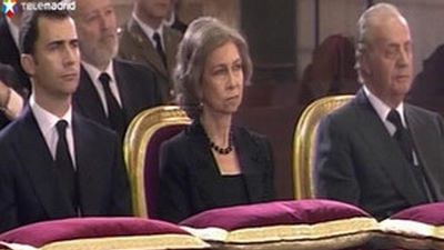 Funeral en La Almudena por las víctimas del 11-M